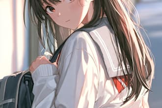 draw anime character illustration