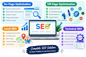 do professional on page local off page and technical SEO