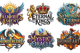 do symphonic metal power metal and epic fantasy band logo