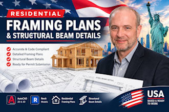 design residential framing plans and structural beam details