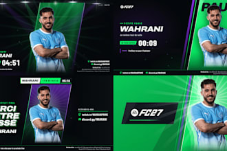 design animated stream overlays