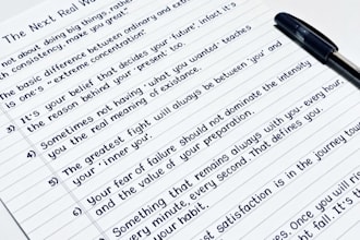 write anything with my beautiful handwriting