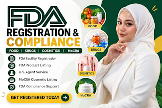 do fda registration and fda compliance for food, drugs, cosmetics, mocra