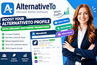 boost your alternativeto profile with organic software promotion