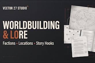 create original worldbuilding lore and factions for your game