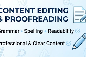 edit proofread and write engaging content
