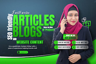write research based, informative, and engaging articles