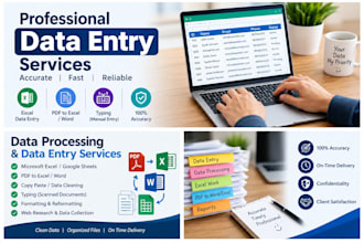 data entry specialist and data processing