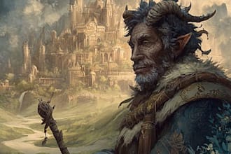 create a stunning fantasy character from your folklore idea