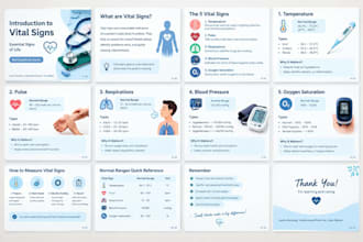 design notes, study guides and medical presentations