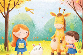 children story book illustration children story book