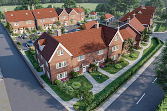 remodel mineral exterior render,real estate housing development,community layout