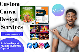 social media post and relatable design with canva