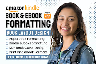 do ebook formatting kdp book formatting paperback formatting book layout design