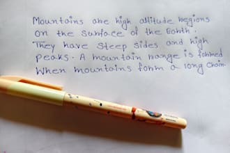 write neat handwriting assignment
