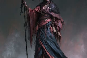 do a fantasy character art and fantasy character art