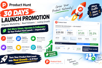 promote your 30 days product hunt launch with organic marketing