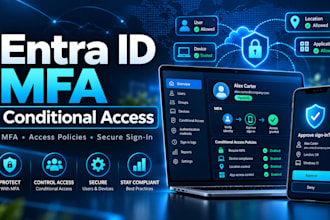 configure microsoft entra id mfa and conditional access security