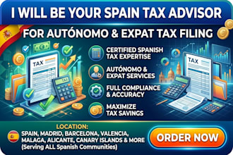 be your spain tax advisor for autonomo and expat tax filing