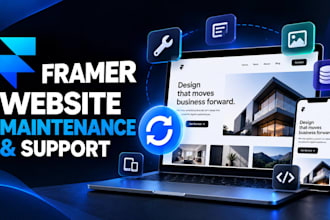 maintain, update and fix your framer website
