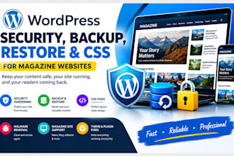 wordpress security restore backup magazine website wordpress css