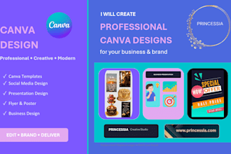 design custom canva templates for social media posts