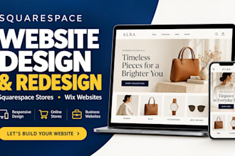 design, redesign squarespace store, wixsquarespace website, squarespace website