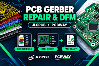 fix and optimize your pcb gerber files for jlcpcb and pcbway