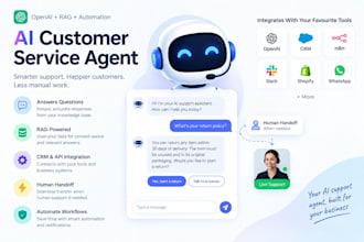 build an ai customer service agent