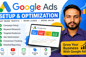 set up and optimize google ads campaigns