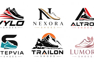 design a professional footwear, sneaker, fashion, sports, or footwear shoes logo