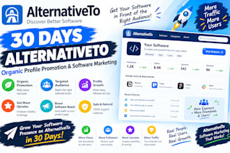 do 30 days alternativeto organic profile promotion and software marketing
