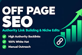 do authority link building with niche edits for off page SEO