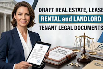 draft real estate, lease, rental and landlord tenant legal documents