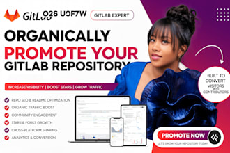 organically promote your gitlab repository to increase visibility
