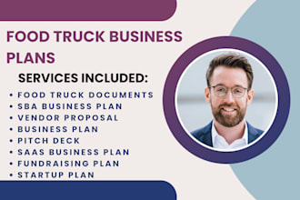 write restaurant, food truck business plan for sba loan, event space proposal