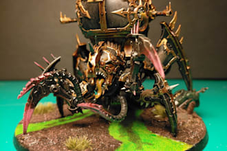 paint tabletop miniatures of warhammer and horus heresy