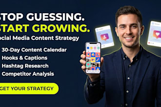 create social media content strategy,calendar for your brand
