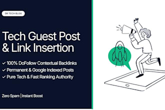 publish tech guest post and link insertion