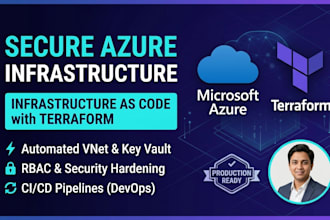 build secure azure cloud infrastructure as code with terraform and ansible