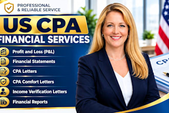do US CPA profit and loss, financial statements, CPA letters