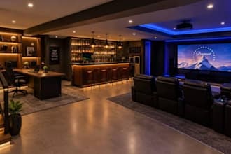 do any type of interior and exterior basement design