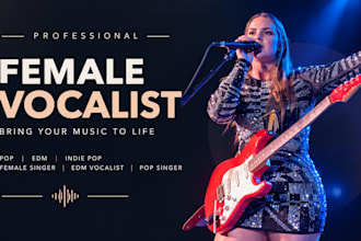 pop female vocalist female singer edm vocalist pop singer edm singer indie pop