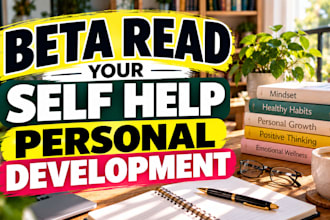 beta read your self help, personal development and wellness book beta reader
