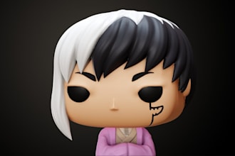 customize stylized 3d,manifold,fbx,sculpt funko pop,chibi,3dprint,adult bjds,stl