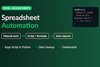 automate your excel or google sheets with scripts