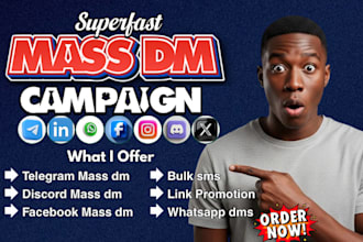 discord mass dm telegram mass dm instagram mass dm  bulk sms , whatsapp bulk dms