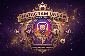 restore instagram page, ig profile unbanning issues