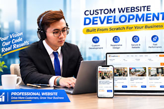 design and develop a custom website from scratch