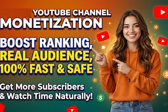 complete youtube channel monetization promotion